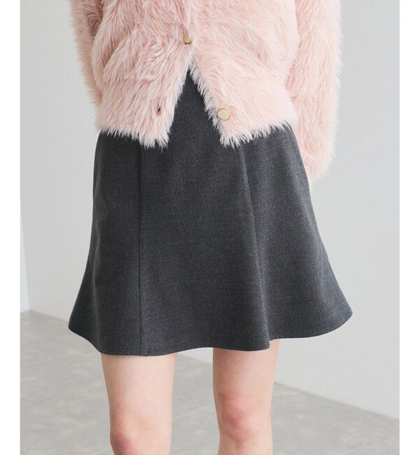 VIS「【洗える】ハイウエストミニスカート【インナーパンツ付き】」|スカート|