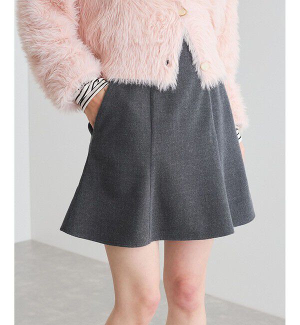 VIS「【洗える】ハイウエストミニスカート【インナーパンツ付き】」|スカート|