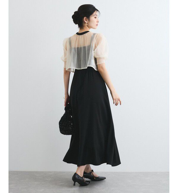 VIS「【VIS DRESS】【3WAY】シアートップスセットキャミドレス」|ワンピース|