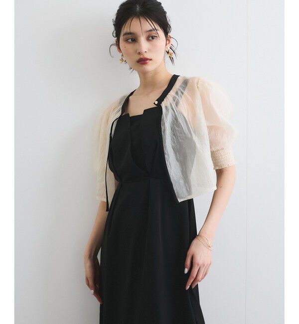 VIS「【VIS DRESS】【3WAY】シアートップスセットキャミドレス」|ワンピース|