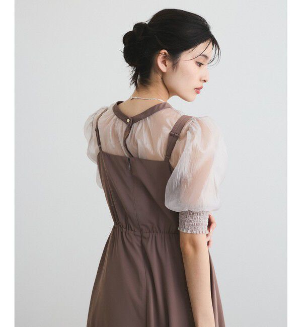 VIS「【VIS DRESS】【3WAY】シアートップスセットキャミドレス」|ワンピース|