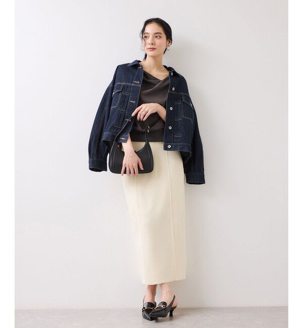 VIS「ボリュームスリーブデニムジャケット」|デニムジャケット|