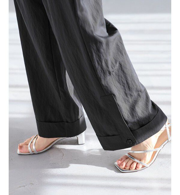 VIS「エアタンロールアップパンツ/イージーケア・防シワ」|チノ|