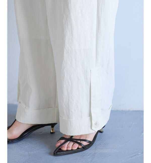 VIS「エアタンロールアップパンツ/イージーケア・防シワ」|チノ|