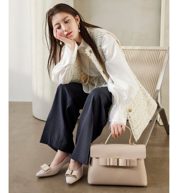 VIS「リボンベルトワンハンドルバッグ/軽量・2WAY」|ハンドバッグ|