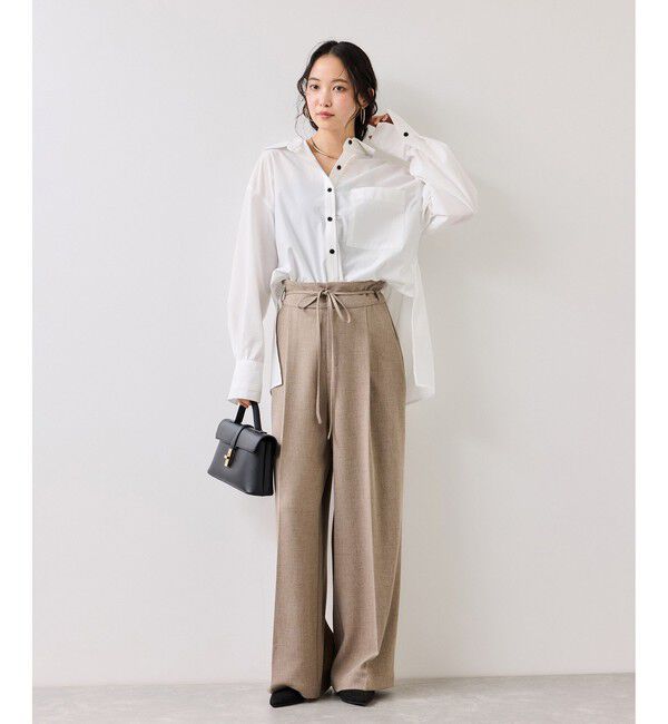 VIS「ウエストリボンシャツ/イージーケア・WEB限定カラー」|シャツ・ブラウス|