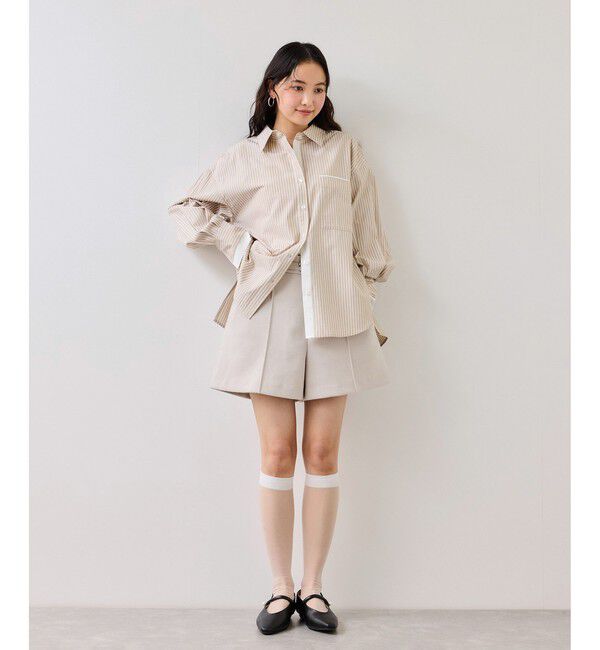 VIS「ウエストリボンシャツ/イージーケア・WEB限定カラー」|シャツ・ブラウス|