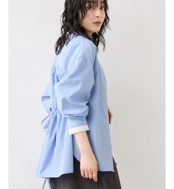 VIS「ウエストリボンシャツ/イージーケア・WEB限定カラー」|シャツ・ブラウス|