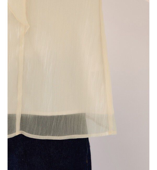 VIS「シャイニーボウタイ長袖ブラウス/イージーケア・2WAY」|シャツ・ブラウス|