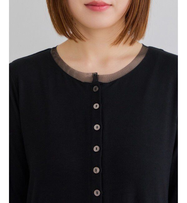 VIS「【WEB限定】チュールレイヤード風ワンピース」|ワンピース|