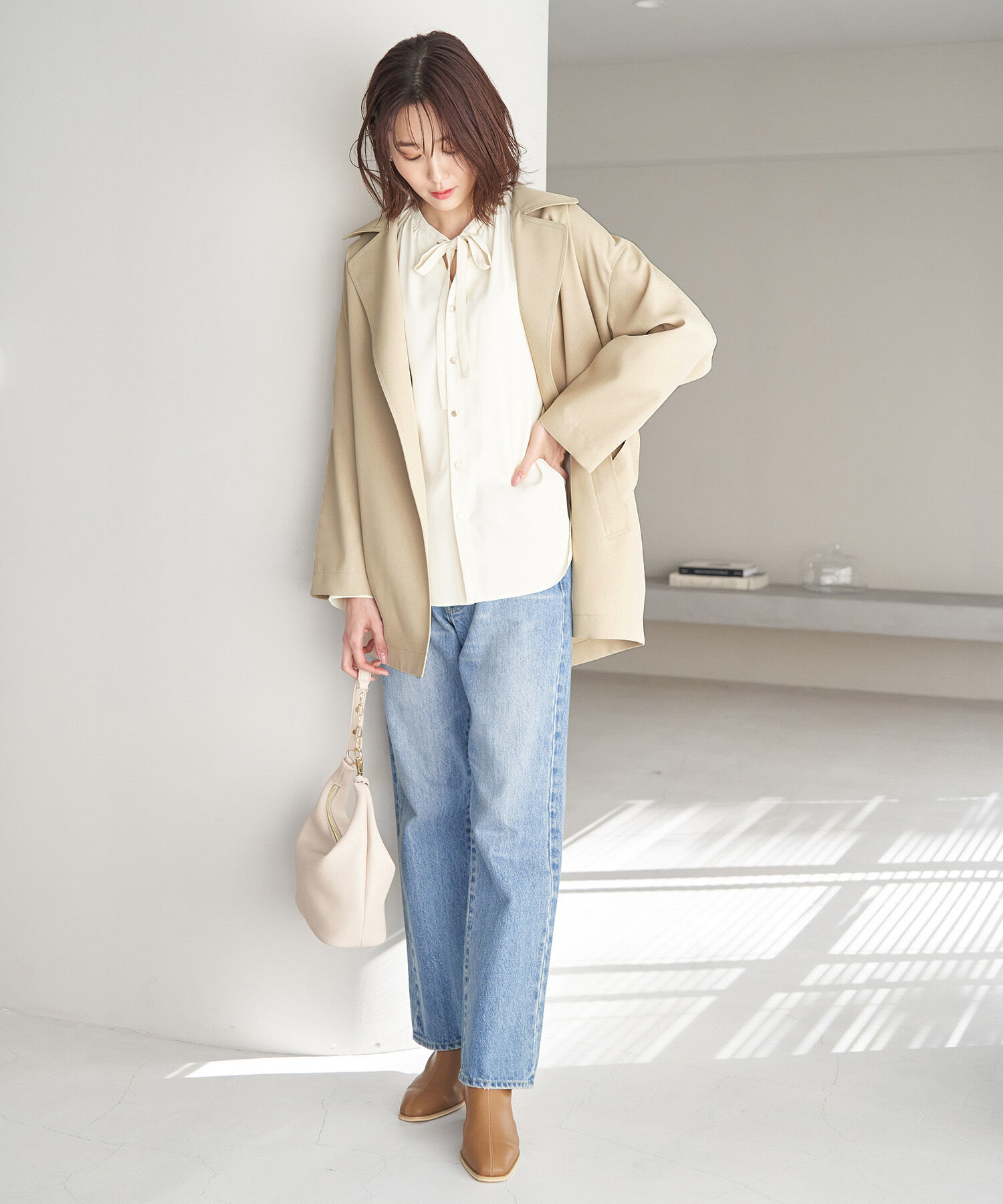 Rope&rsquo;Picnic「チェスターショートコート」|チェスターコート|