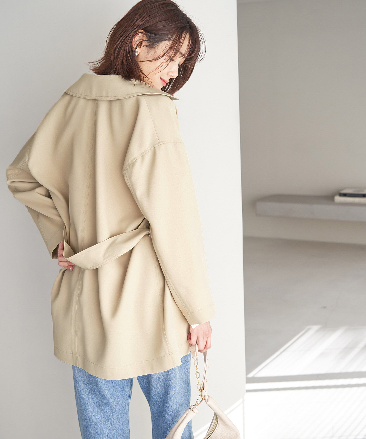 Rope&rsquo;Picnic「チェスターショートコート」|チェスターコート|