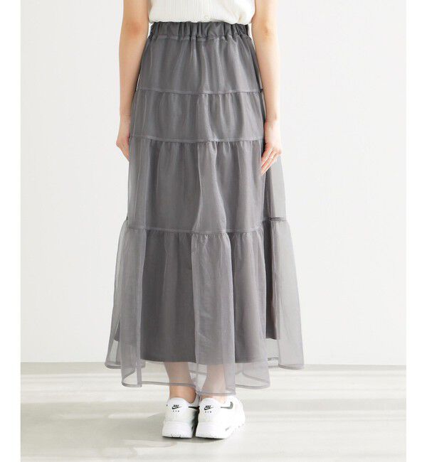 Rope&rsquo;Picnic「ティアードチュールスカート」|スカート|