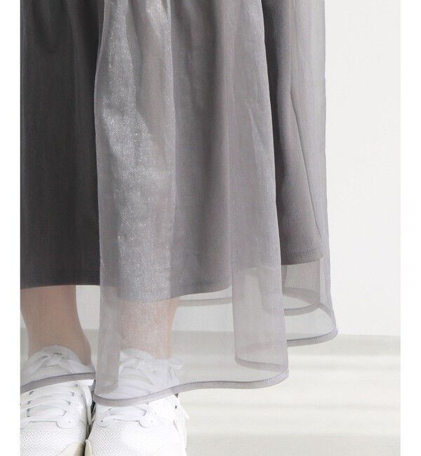 Rope&rsquo;Picnic「ティアードチュールスカート」|スカート|