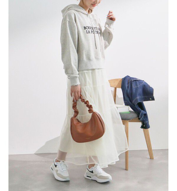 Rope&rsquo;Picnic「ティアードチュールスカート」|スカート|