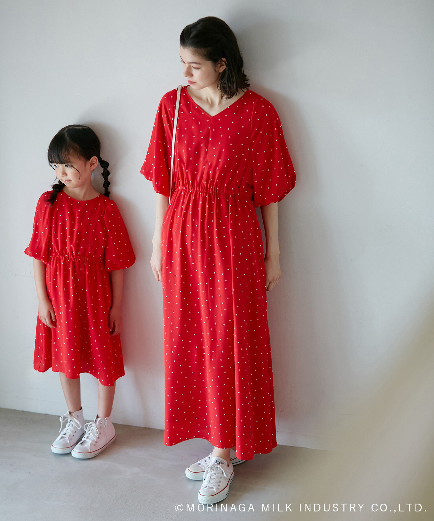 Rope&rsquo;Picnic「【Pino meets ROPE' PICNIC】Pinoドット柄ワンピース」|ワンピース|