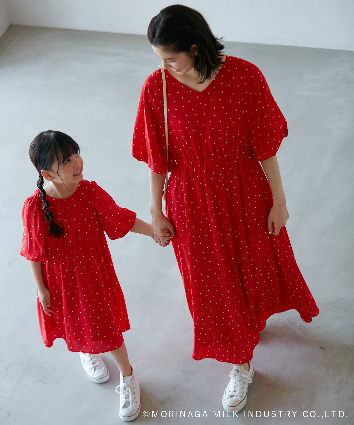 Rope&rsquo;Picnic「【Pino meets ROPE' PICNIC】Pinoドット柄ワンピース」|ワンピース|