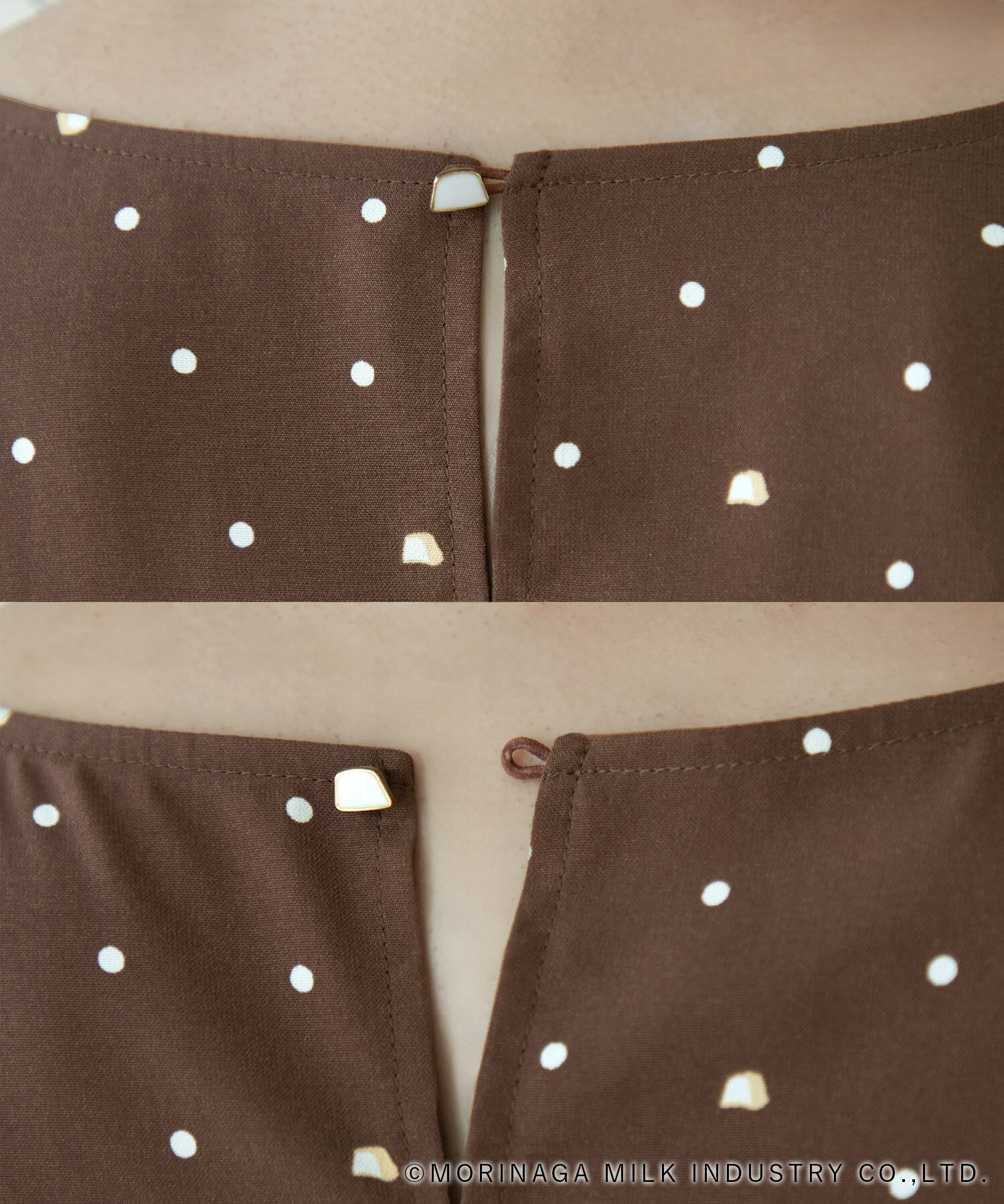 Rope&rsquo;Picnic「【Pino meets ROPE' PICNIC】Pinoドット柄ワンピース」|ワンピース|