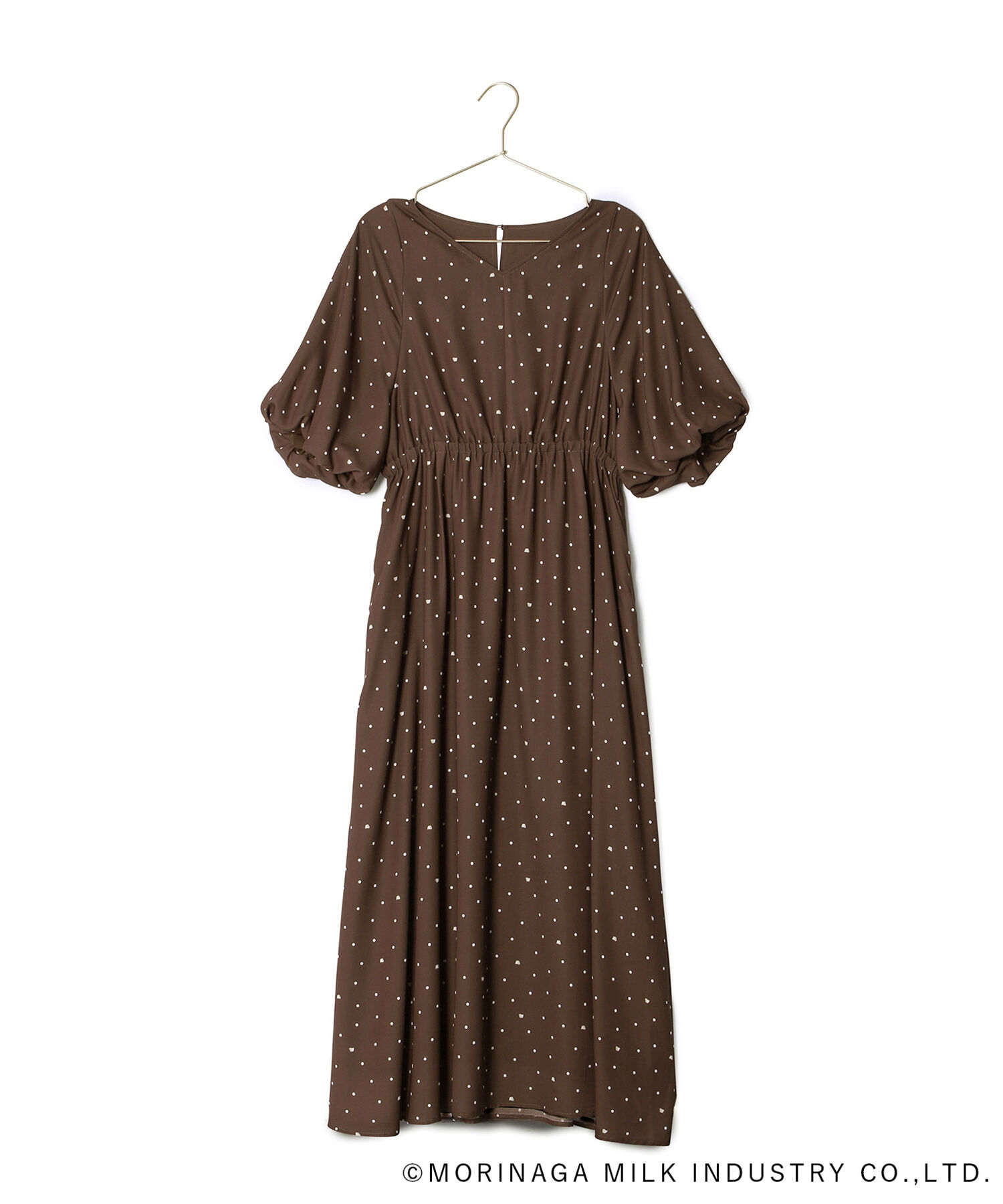 Rope&rsquo;Picnic「【Pino meets ROPE' PICNIC】Pinoドット柄ワンピース」|ワンピース|