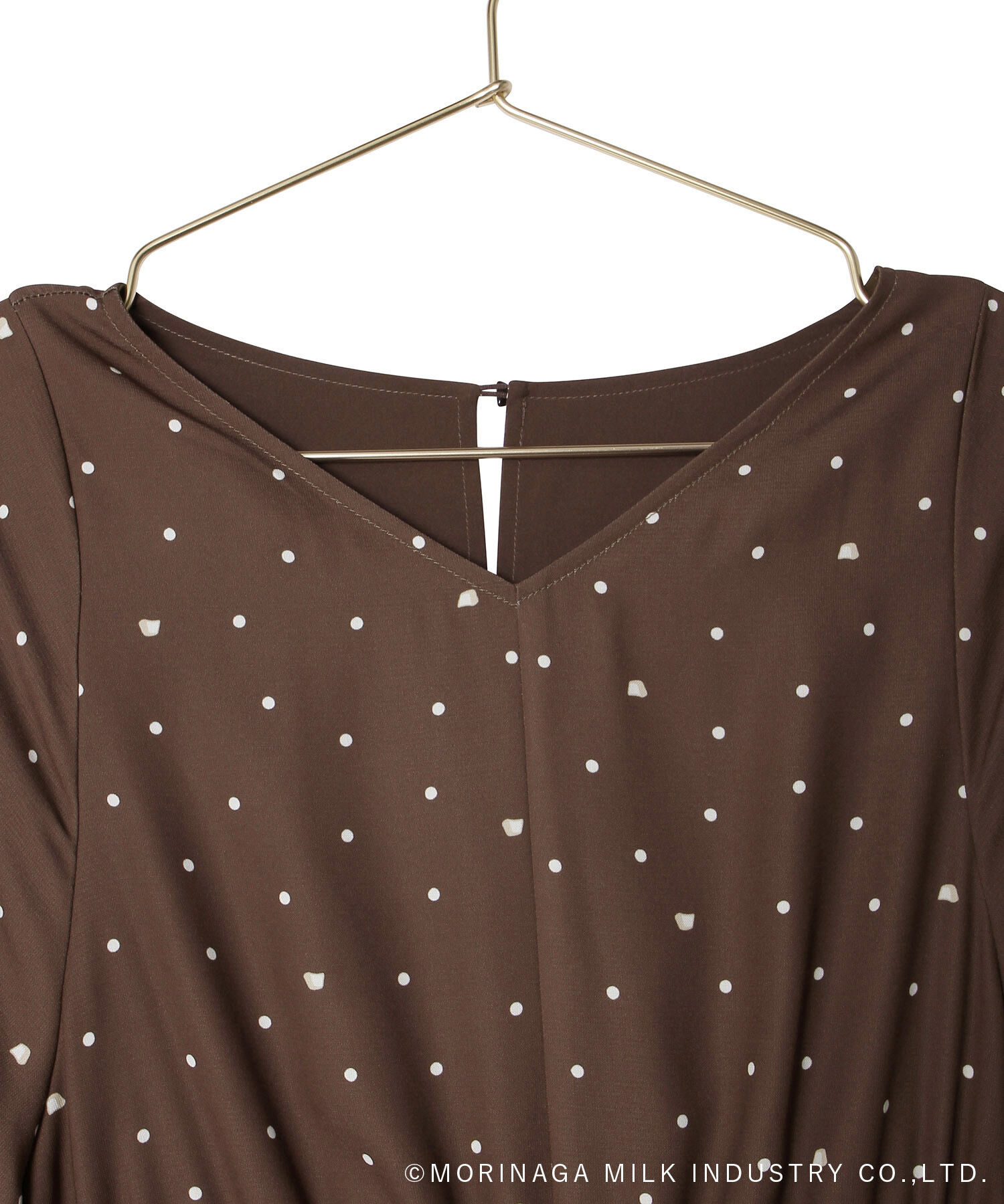 Rope&rsquo;Picnic「【Pino meets ROPE' PICNIC】Pinoドット柄ワンピース」|ワンピース|