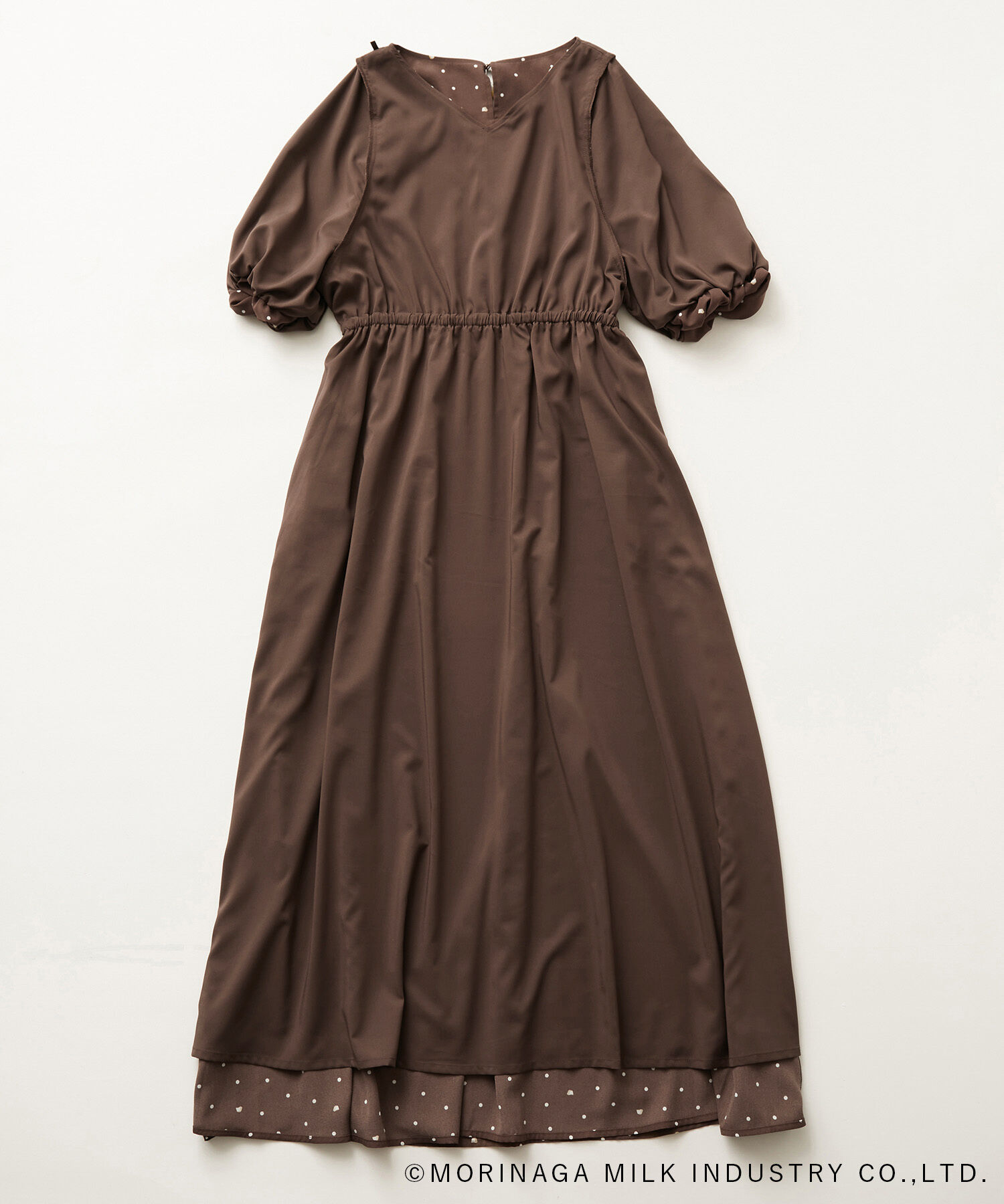 Rope&rsquo;Picnic「【Pino meets ROPE' PICNIC】Pinoドット柄ワンピース」|ワンピース|