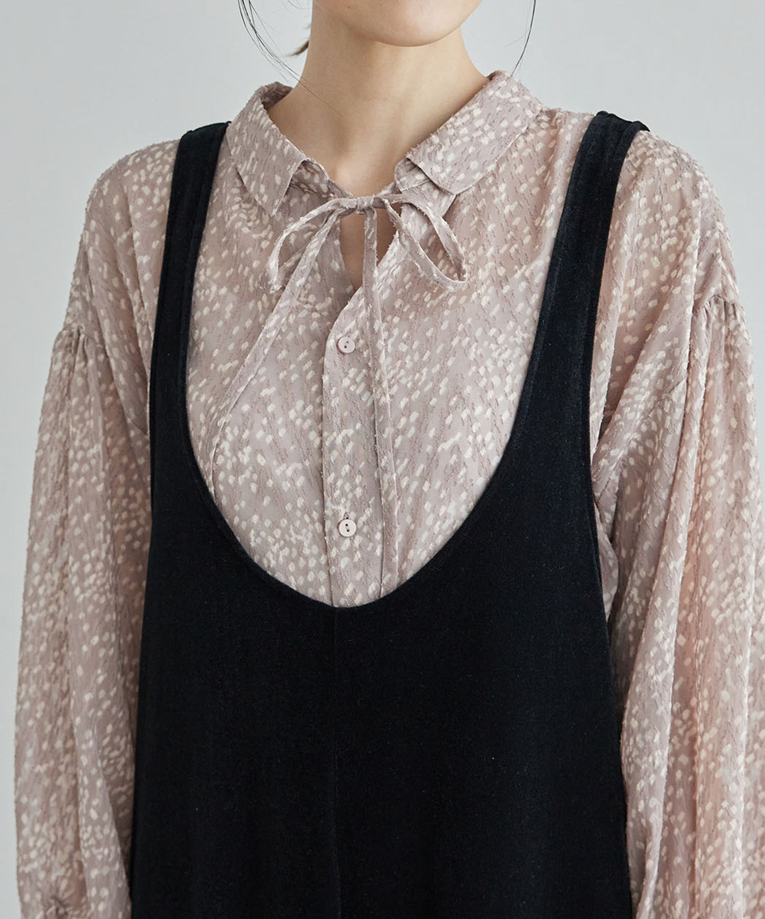 Rope&rsquo;Picnic「ベロアロンパース」|オールインワン|