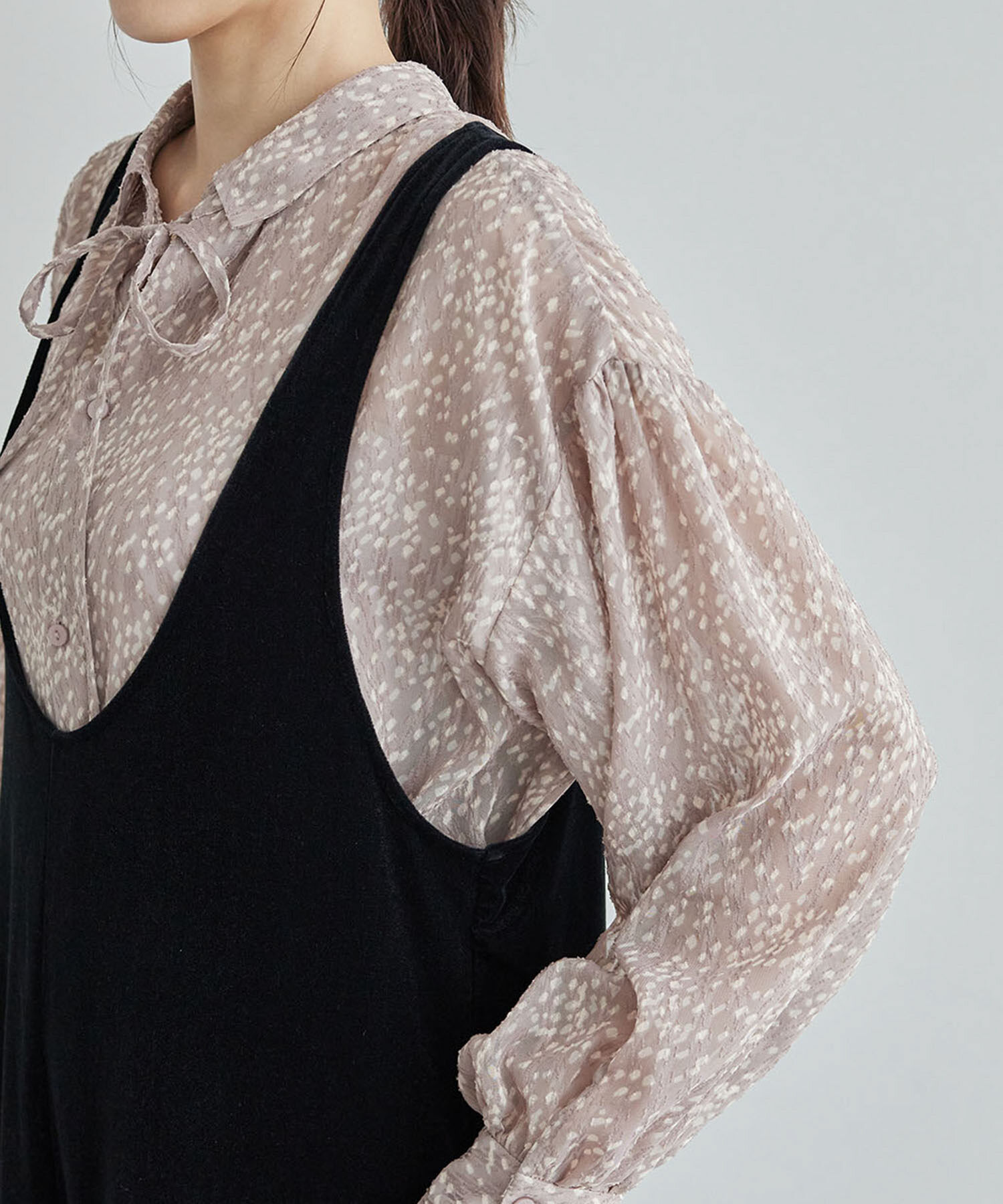 Rope&rsquo;Picnic「ベロアロンパース」|オールインワン|