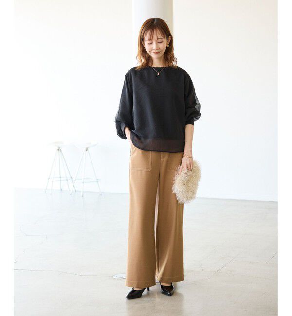 Rope&rsquo;Picnic「【3サイズ展開】ツイードベイカーパンツ」|チノ|