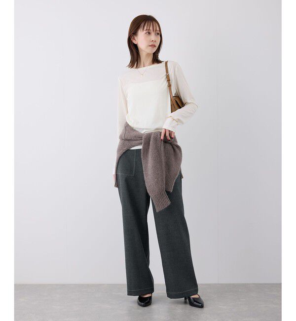 Rope&rsquo;Picnic「【3サイズ展開】ツイードベイカーパンツ」|チノ|