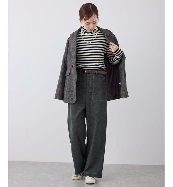 Rope&rsquo;Picnic「【3サイズ展開】ツイードベイカーパンツ」|チノ|