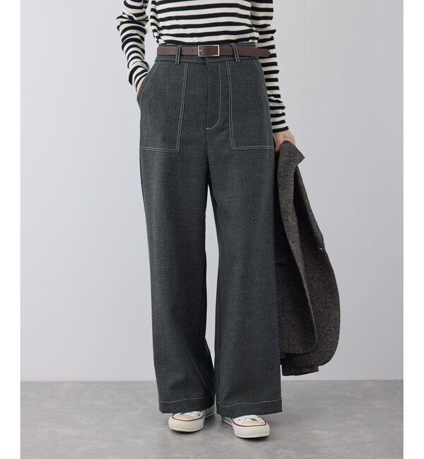 Rope&rsquo;Picnic「【3サイズ展開】ツイードベイカーパンツ」|チノ|