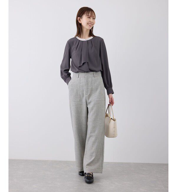 Rope&rsquo;Picnic「【3サイズ展開】ツイードベイカーパンツ」|チノ|