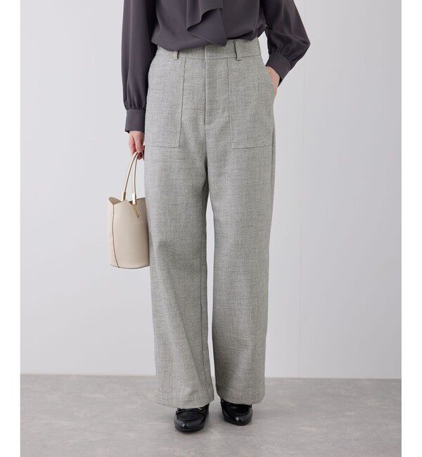 Rope&rsquo;Picnic「【3サイズ展開】ツイードベイカーパンツ」|チノ|