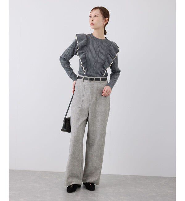 Rope&rsquo;Picnic「【3サイズ展開】ツイードベイカーパンツ」|チノ|