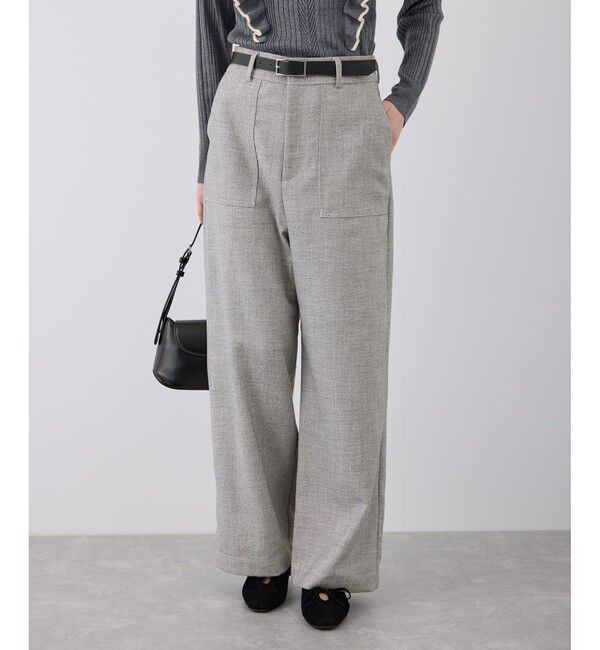 Rope&rsquo;Picnic「【3サイズ展開】ツイードベイカーパンツ」|チノ|