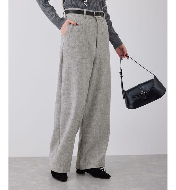 Rope&rsquo;Picnic「【3サイズ展開】ツイードベイカーパンツ」|チノ|