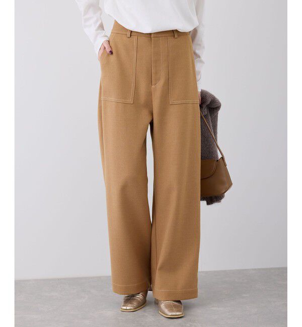 Rope&rsquo;Picnic「【3サイズ展開】ツイードベイカーパンツ」|チノ|