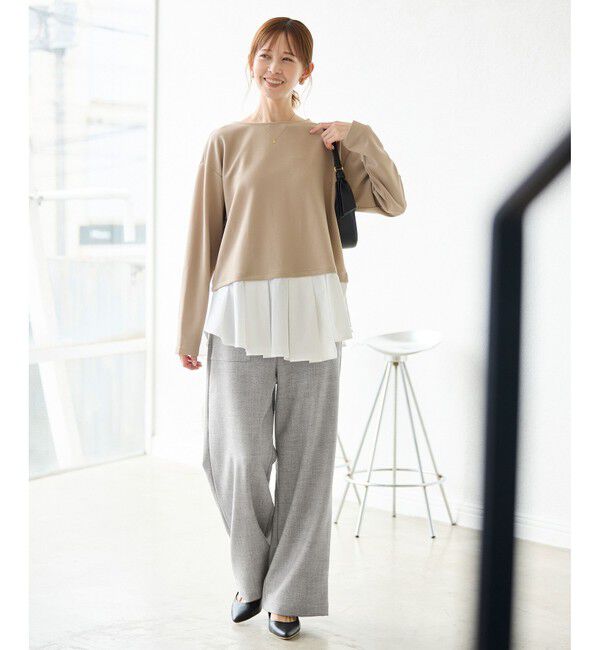 Rope&rsquo;Picnic「【3サイズ展開】ツイードベイカーパンツ」|チノ|