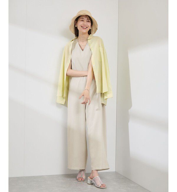 Rope&rsquo;Picnic「【吸水速乾・防シワ】エフォートレスリラックスオールインワン」|オールインワン|