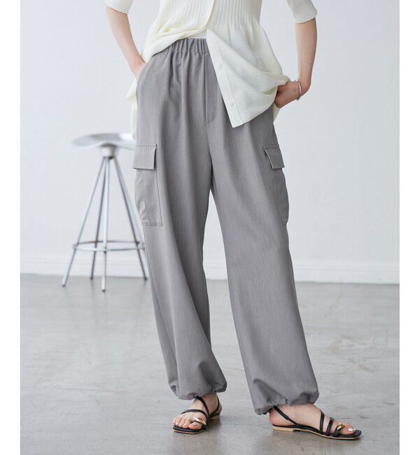 Rope&rsquo;Picnic「【UVカット・接触冷感・イージーケア】イージーカーゴパンツ」|カーゴ|