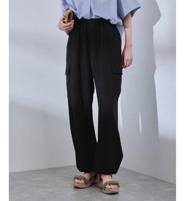 Rope&rsquo;Picnic「【UVカット・接触冷感・イージーケア】イージーカーゴパンツ」|カーゴ|