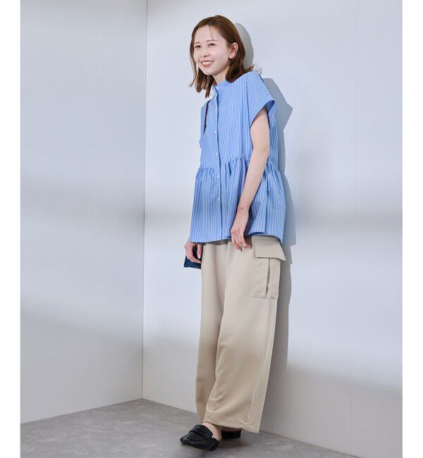 Rope&rsquo;Picnic「【UVカット・接触冷感・イージーケア】イージーカーゴパンツ」|カーゴ|