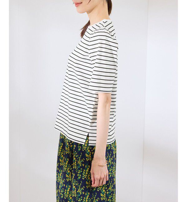 Rope&rsquo;Picnic「【UVカット・接触冷感】70シルケットパフスリーブトップス」|Tシャツ・カットソー|