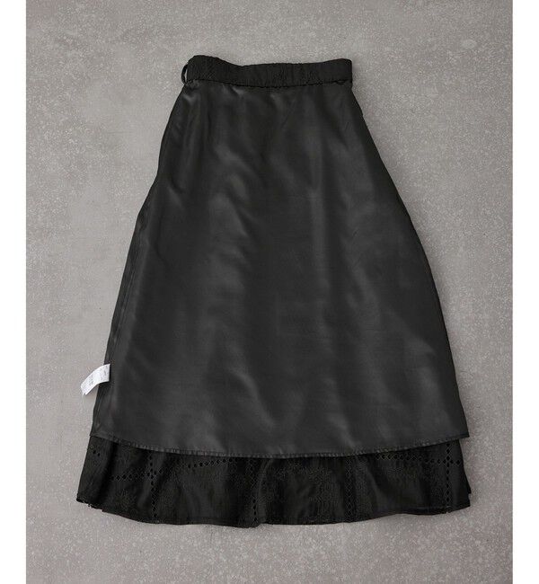 Rope&rsquo;Picnic「刺繍レースフレアスカート」|スカート|