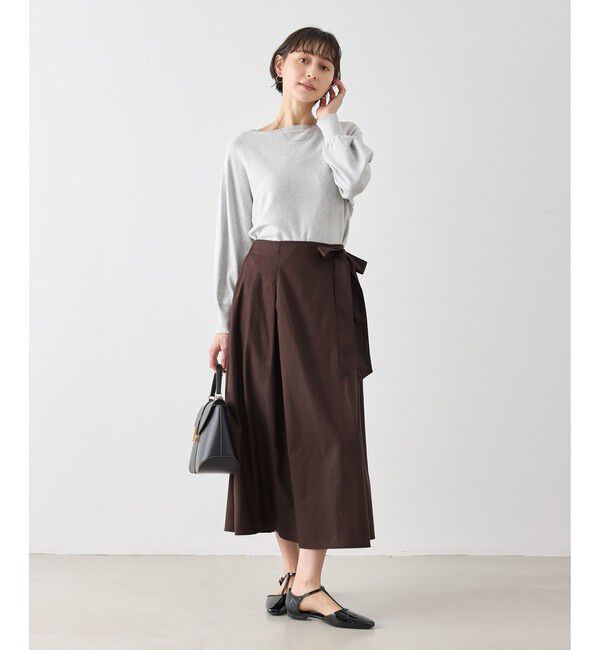 Rope&rsquo;Picnic「ウエストリボンラップボリュームスカート」|スカート|