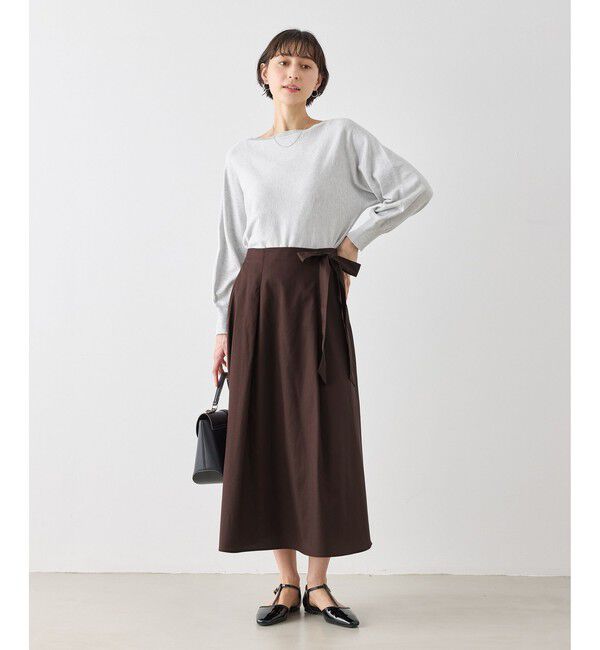 Rope&rsquo;Picnic「ウエストリボンラップボリュームスカート」|スカート|