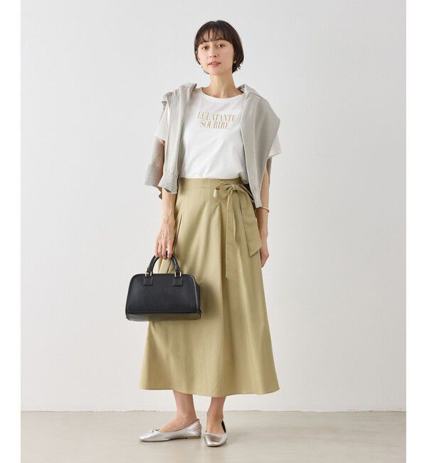 Rope&rsquo;Picnic「ウエストリボンラップボリュームスカート」|スカート|