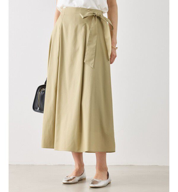 Rope&rsquo;Picnic「ウエストリボンラップボリュームスカート」|スカート|
