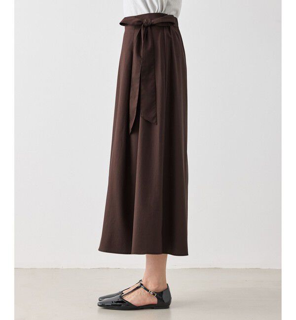 Rope&rsquo;Picnic「ウエストリボンラップボリュームスカート」|スカート|
