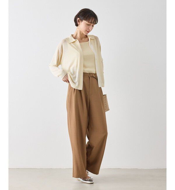 Rope&rsquo;Picnic「配色デザインカーディガン&インナーアンサンブル」|カーディガン|